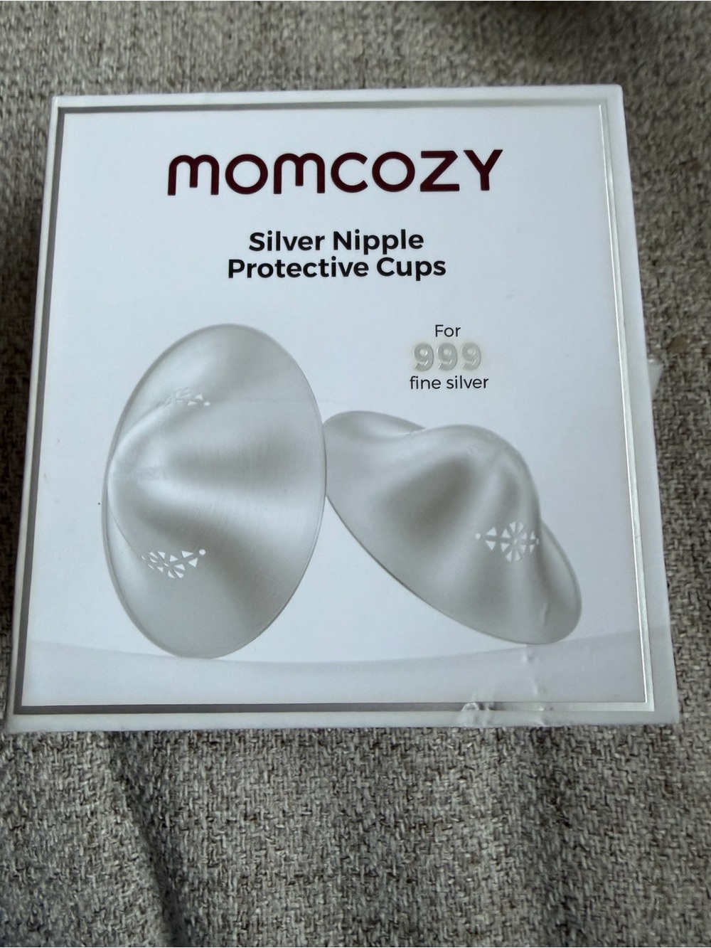 Momcozy Silver Nipple Protective Cups - Silver